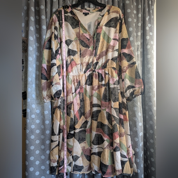 Torrid Mini Clip Dot Front Dress 3x/22-24 - Picture 6 of 13